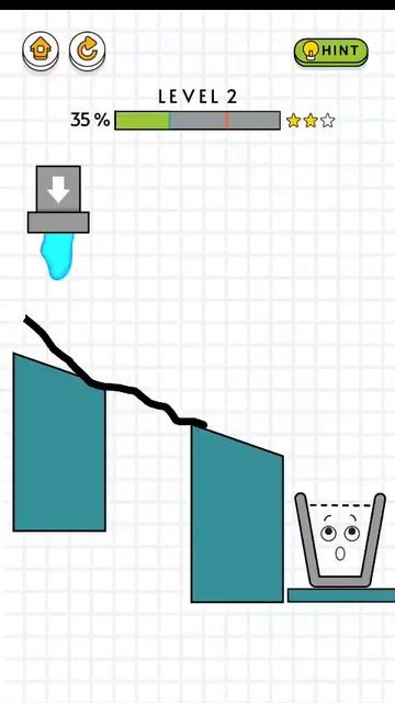 Disassembly on mobile№Наполни жикостью стакан используя карандаш 2