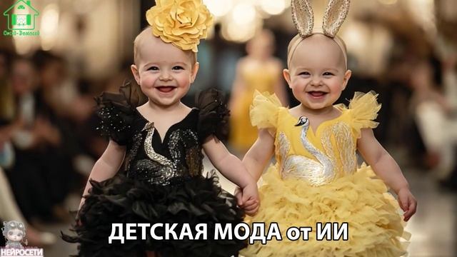 Мода для маленьких детей от ИИ (189) Для настроения и вдохновения 👶🏻❣️🤗