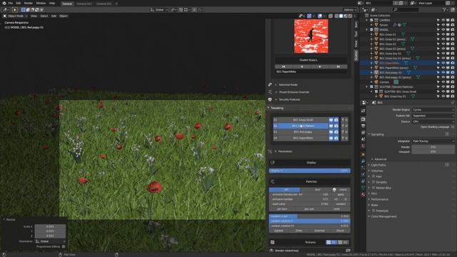[2.81] Photorealistic Grass in Blender Using the Scatter Addon