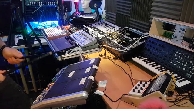 Acid, Electronica, Ambient Live Performance May 2019 - Deluge, Uno Synth, TB-03, SPDS Drum Pads