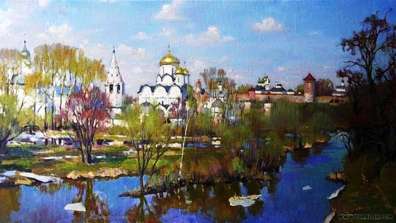 Весенние пейзажи художника Ярослава Зяблова