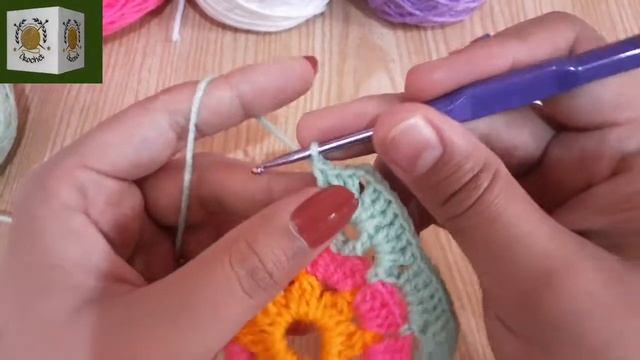 Crochet Granny Square Baby Poncho (Part 1)