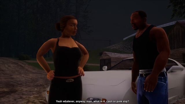 CJ Meets Original CLAUDE from GTA 3 | GTA SA Definitive Edition