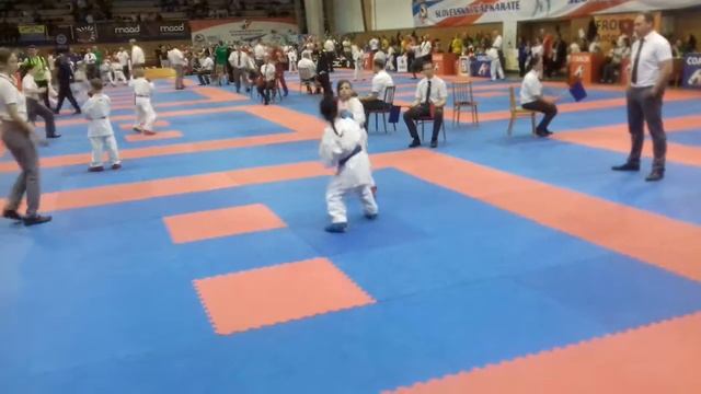 KARATE SPARTAK MYJAVA MELISSKA BALAZOVA MAJSTROVSTVÁCH SLOVENSKA
