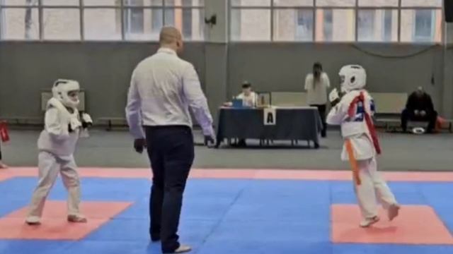 ФИНАЛ турнира по КИОКУШИН Москва ИППОН досрочная победа💪🔥