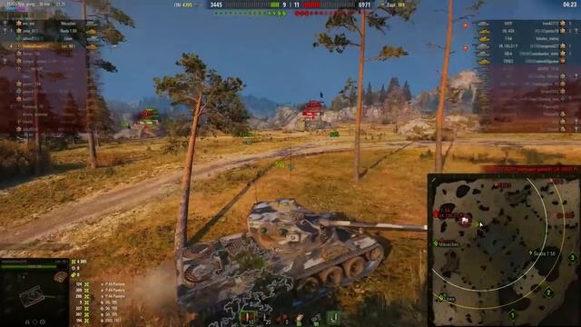Мир танков. WOT. Бой на Lorraine 40 t. Взял 6 фрагов и 8.2К урона
