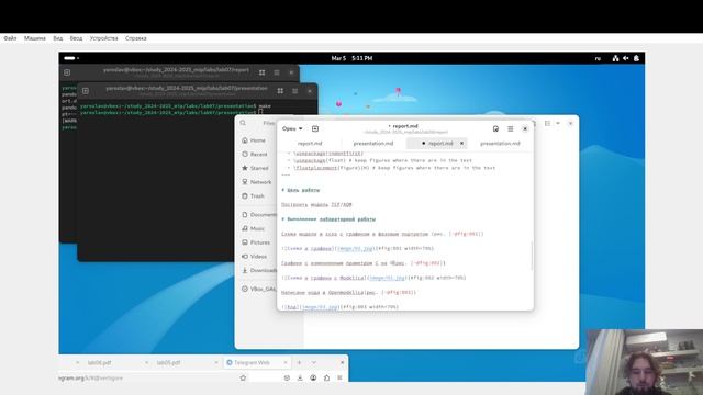 simmod08 Создание отчета