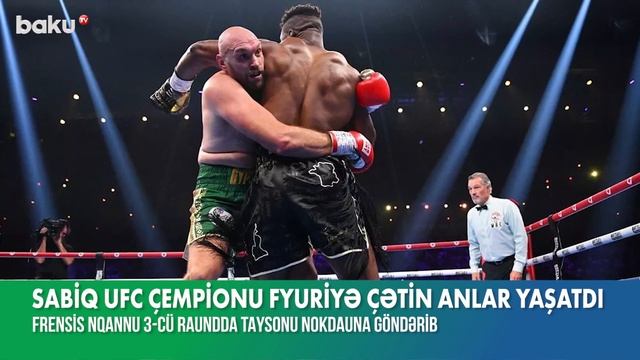WBC çempionu Tayson Fyuri Frensis Nqannu ilə qarşılaşıb