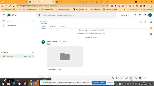 presentation chat google
