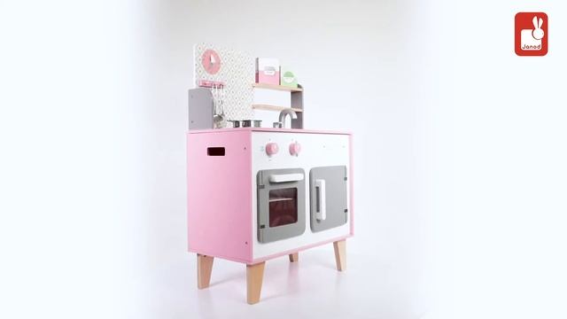 Kuchnia drewniana duża z akcesoriami Macaron