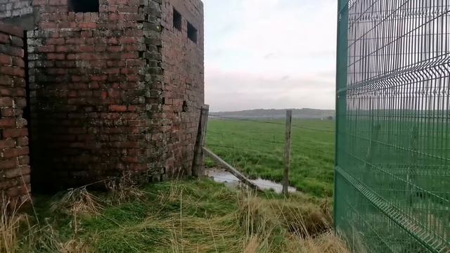 2x identical ww2 pillboxes at chain radar station/police firing range site at Portlethen