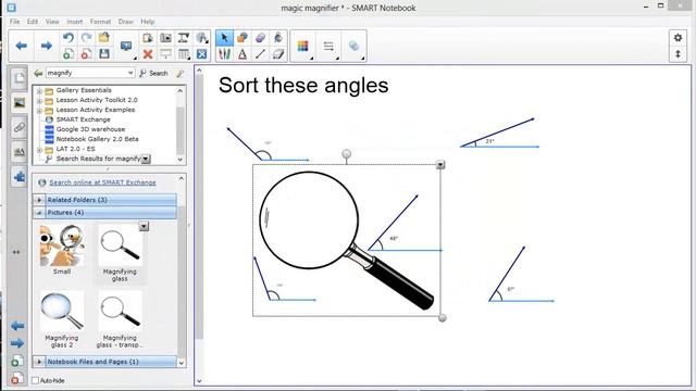 SMART Notebook Magic Pen Magnifier
