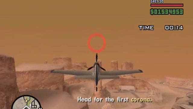 GTA San Andreas Pilot School Test #1 'Takeoff'