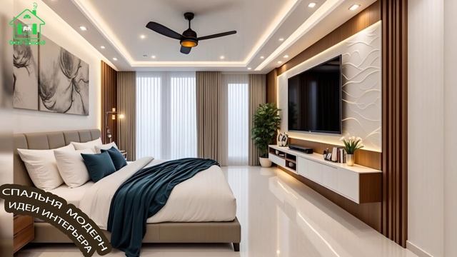 Спальня модерн минимализм фото идеи для вдохновения 🛏️ (13)