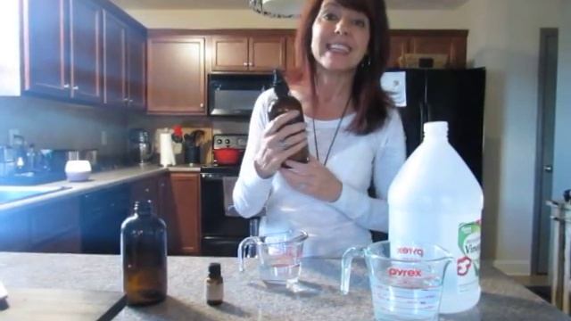 Homemade Window/Glass Cleaner with Essential Oil