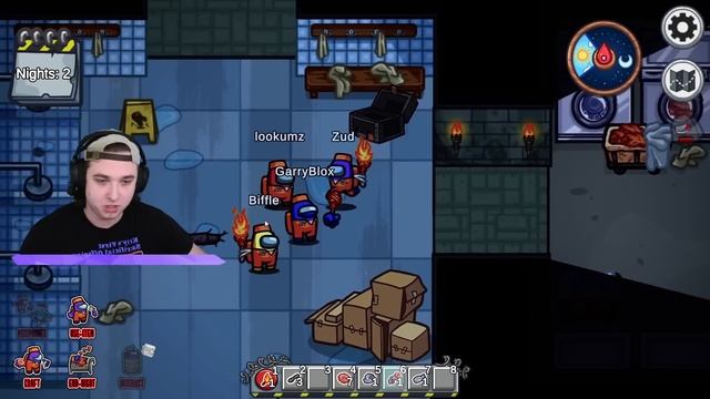 Escaping Barry's Prison Run in Among Us