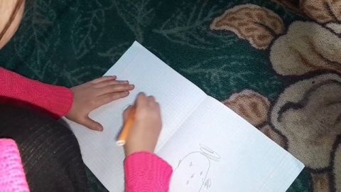 Аутизм//Дети рисуют//Степа стираеться