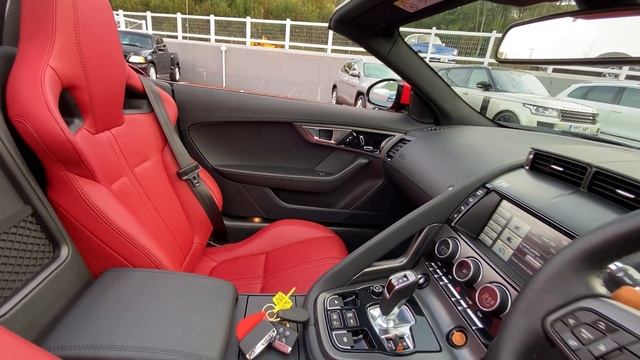 2014 JAGUAR F-TYPE ROADSTER 5.0 S Auto Salsa Red for sale Castle Motors
