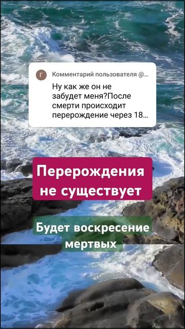РЕИНКАРНАЦИИ НЕ СУЩЕСТВУЕТ.