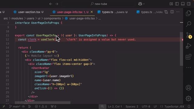 35. User page