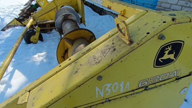Подборщик для кормоуборочного комбайна John Deere   630А экспресс-обзор от Константина Сорокина