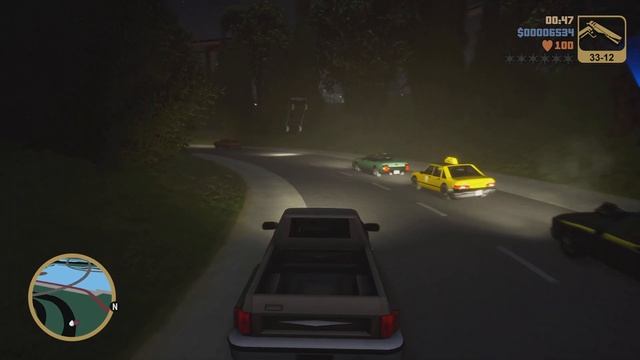 Grand Theft Auto III Definitive Edition : Floating Cars Bug (PS5)