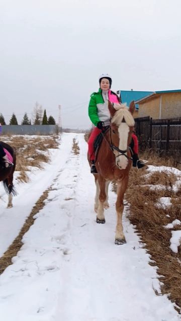 Цирилла с Яной, первый выход на природу. #kskcasper, #лошади, #pony, #horse, #флейта #каспер