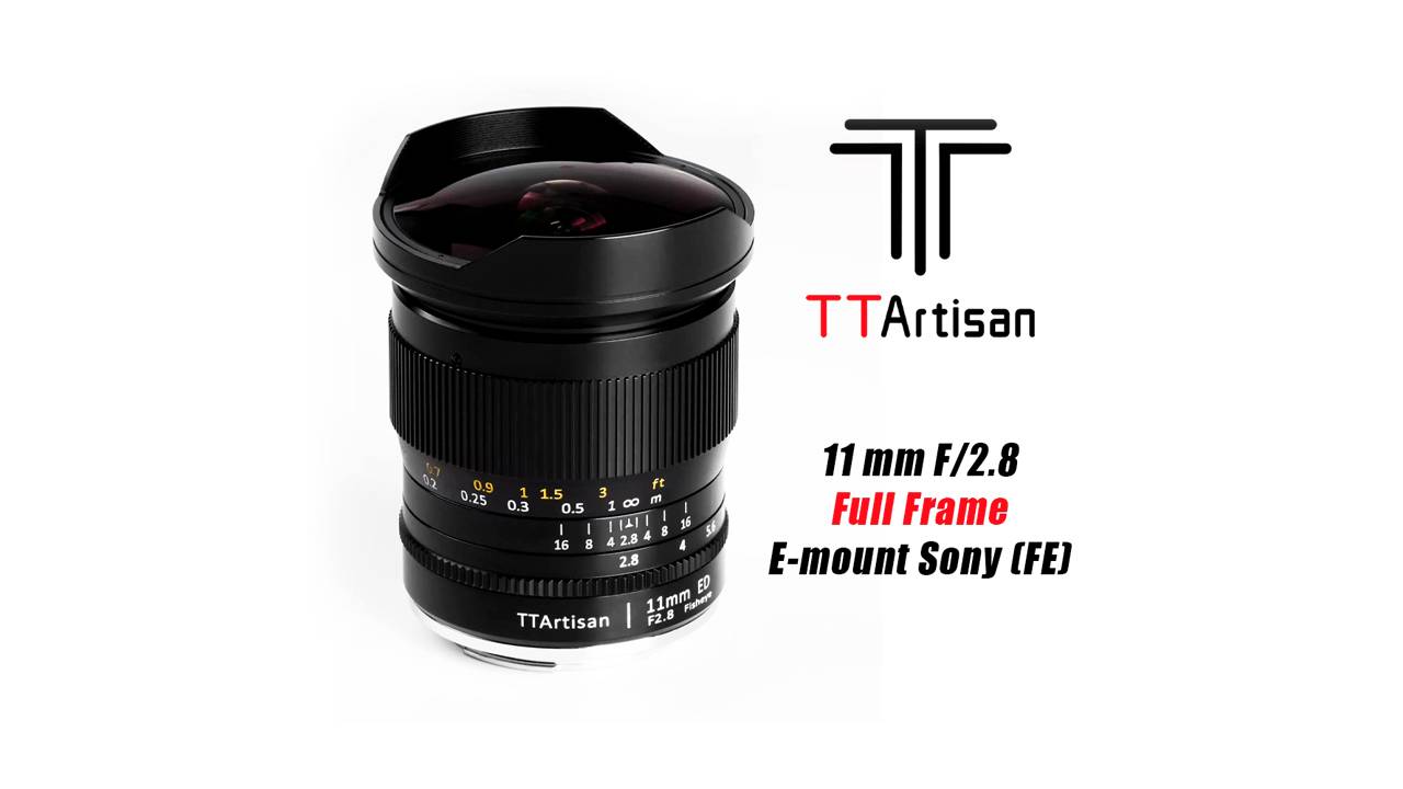 Объектив TTArtisan 11mm F2.8 Fisheye (Sony) Full Fame
