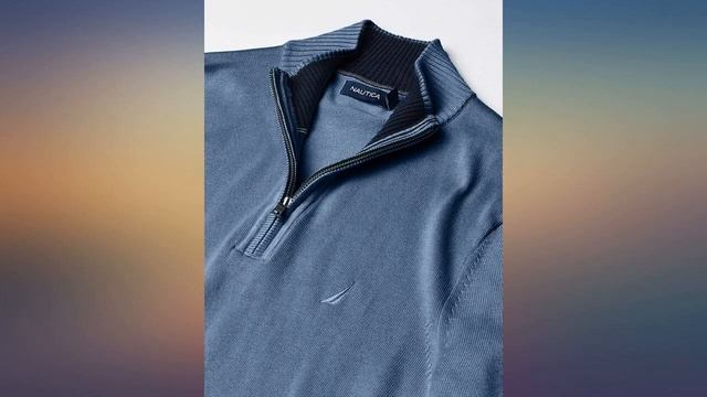 Nautica Men's Quarter-Zip Sweater review