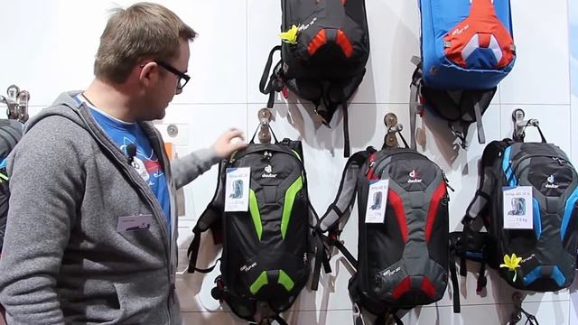 On Top ABS 20 & Pace 36 Backpacks DEUTER at ISPO 2014