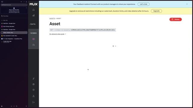 13. Mux integration
