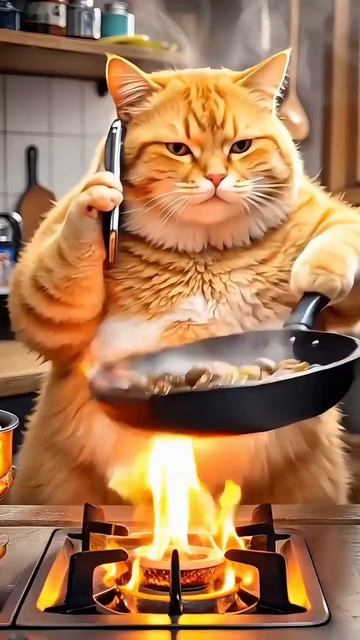Толстый рыжий кот 24