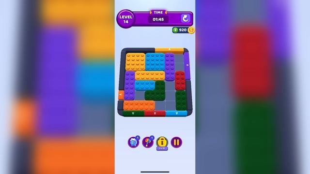 Mobile_games: Color Block Jam (13-15 уровни)