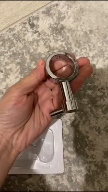 Крючок двойной для полотенцесушителя из круглого профиля
