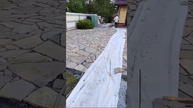 Укладка плитняка в Сысертский район