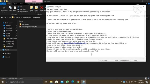 How to install any game on PC.