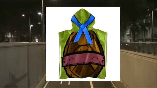 Nickelodeon Teenage Mutant Ninja Turtles Hooded Bath Towel Poncho