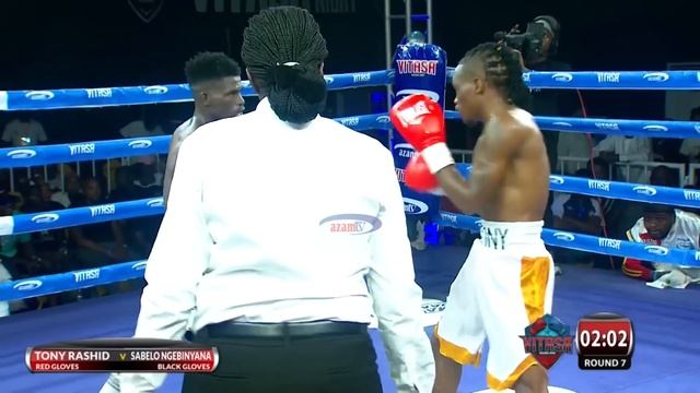 VITASA | Tony Rashid alivyomchapa Sabelo Ngebinyana na kushinda mkanda wa ABU  (24/02/2023)