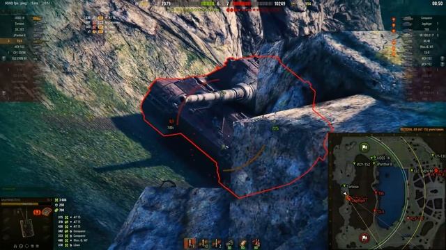 Мир танков. WOT. Бой на TS-5. Взял 9 фрагов и 9К урона