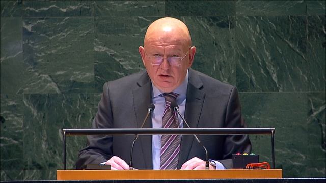 Remarks by PM Vassily Nebenzya on a Draft Resolution on the 80th Anniversary of the End of WWII