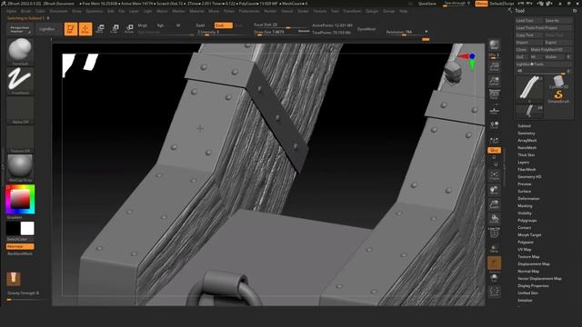 Wood VDM Brushes/ Alphas ( New & old wood )