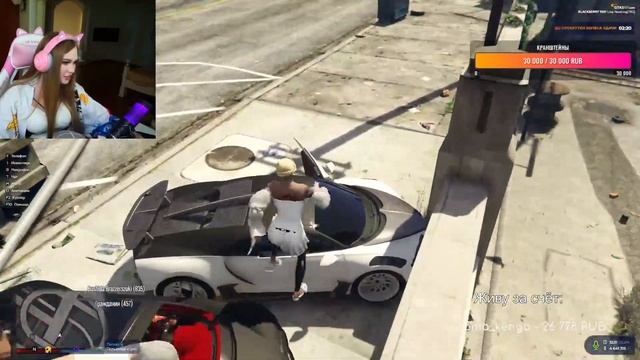 ЛИНА УПАЛА С МОСТА [GTA5RP] - lina_meow_girl