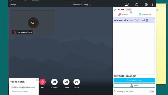 Gotomeeting Online(çevrimiçi) Toplantı Uygulaması Kullanımı