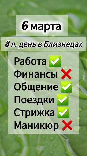 Лунный день 6 марта 2025 года. Гороскоп каждый день! #астрология #прогноздня #лунный календарь
