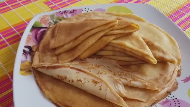 Домашние блины на молоке.Тонкие блинчики быстро и вкусно!