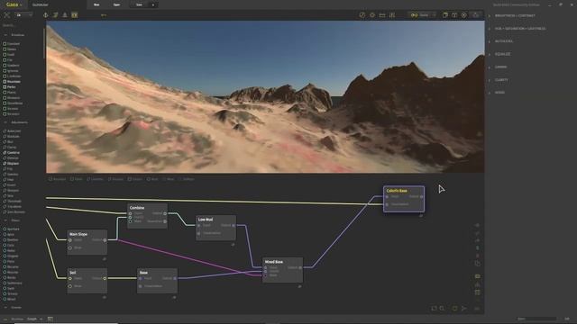 GAEA landscape and height map maker
