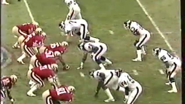 1984 NFC Divisional Playoffs Giants at 49ers