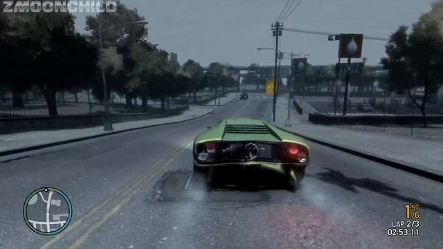 GTA IV - Procedural Mission: Race - Dukes Boulevard Race