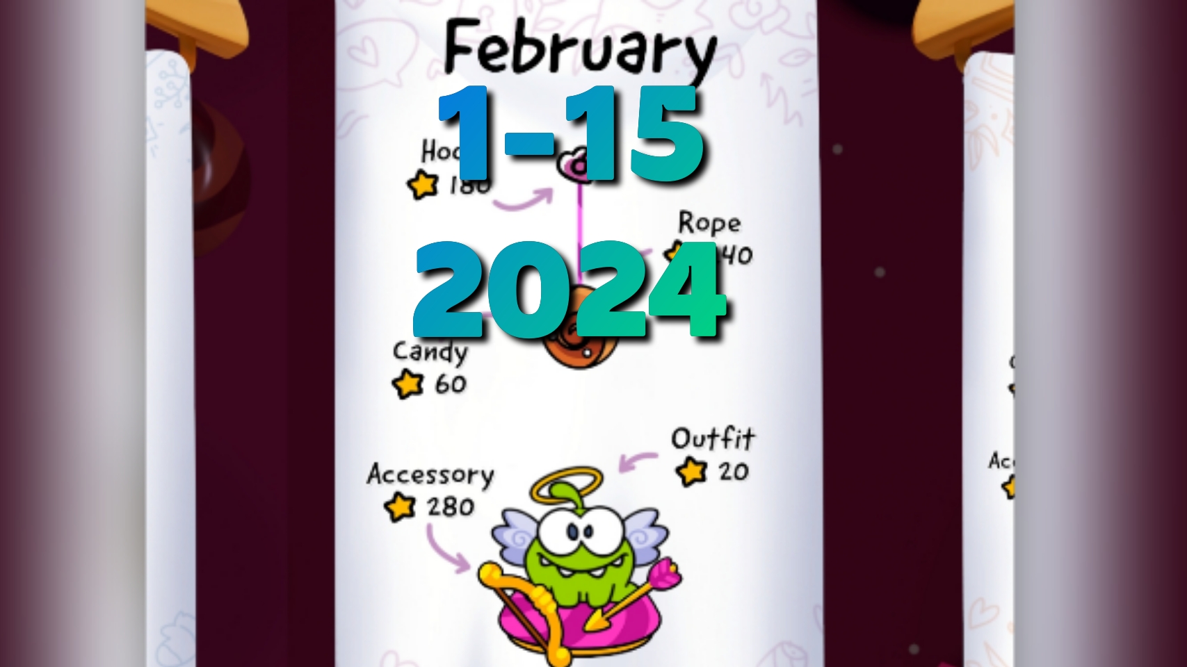 Cut the Rope Daily. February 1-15  2024
