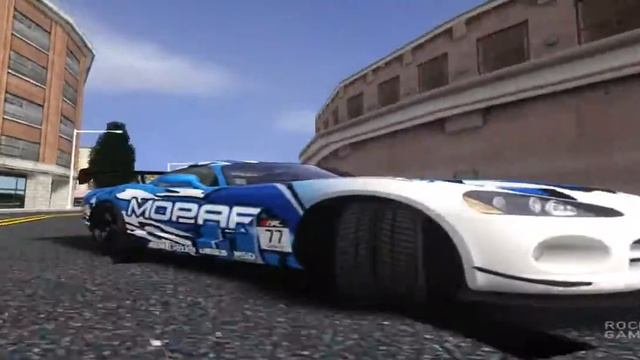 Gta iv San Andreas Beta - 2009 Dodge Viper SRT-10 Mopar Drift Gameplay and Little Crash Test